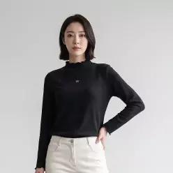 [PAT 여성] 이중지 목크넥 티셔츠_1K85482
