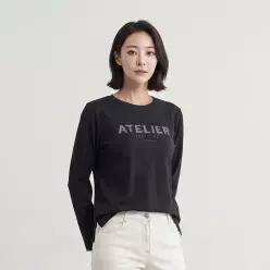 [PAT 여성] 기모 스판 라운드 티셔츠_1K85381