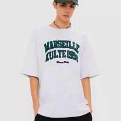 DOUBLE ARCH T-SHIRT L.MELANGE