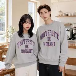 굿데이즈 남녀공용 캐주얼룩 긴팔 스웻셔츠 데일리 맨투맨 캠퍼스