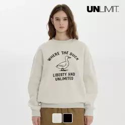 [택가 69,000원] 언리미트 Liberty Crewneck (U25DTTS119) 남녀공용