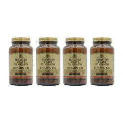 4개 솔가 맥주 효모 7 1/2 곡물 비타민 B12 250 타블렛 Solgar 탈모 영양제