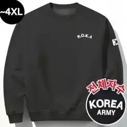 MACCI(마찌) 에어포뮬러 ROKA 코리아 아미 특양면 자수 로카 맨투맨 (정품)