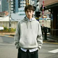 플루크 라이트 데이오프 오버핏 후드 티셔츠 FHT901