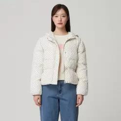 소매 탈부착 후드 웰론 패딩 점퍼 PQ4PZ061