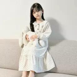 여아 원피스 잠옷 어린이 공주 파자마 유아 아동 라라D(원피스)