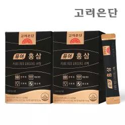 [본사직영] 고려은단 퓨어 홍삼 스틱 30포 X 2개 (2개월분)