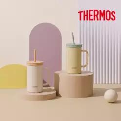 써모스 더 콤팩트 스트로 컵앤텀블러 TKHA-720K / 720ml 빨대 컵 손잡이