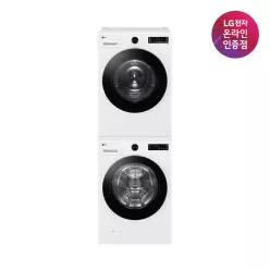 [혜택가 182만] LG 트롬 오브제컬렉션 세탁기 건조기세트 FG19WNR-8WN(FG19WNR+RG18WNST) 19KG+18KG