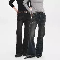 WOMAN 빈티지 디스트로이드 부츠컷 데님팬츠 [2COL] / GF3LPT501
