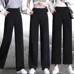 힙제이 (S~4XL) 기모바지 롱&숏 와이드팬츠 10부바지 겨울바지 9부바지 여성 키큰키작~