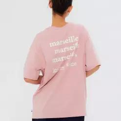 UV MARSEILLE LETTERING T-SHIRT PINK