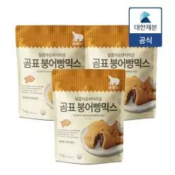 대한제분 곰표 붕어빵믹스 1kg x 3개