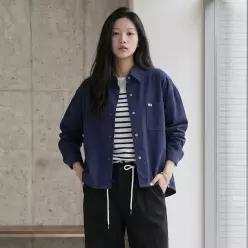 [메르시마리에] 스냅버튼 뒷슬릿 셔츠 #PF826213SH