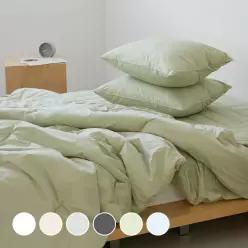 아망떼 레스트 워싱 오가닉 60수 면 차렵이불 SS/Q/K 6colors