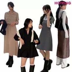 [핫핑] 44~110/가을 베스트&신상/원피스/레이어드/뷔스티에/셔츠원피스/롱.미니.미디/데님/니트/루즈핏/하객룩/빅사이즈