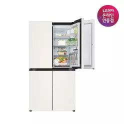 LG 디오스 AI 오브제컬렉션 냉장고 (매직스페이스) T876MEE111 1등급 870L 4도어