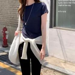 [코코블랑] 미니 스판 컬러 티셔츠