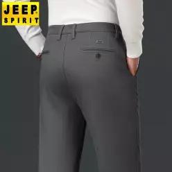 JEEP SPIRIT 남성 스트레이트핏 캐주얼 슬랙스 겨울 바지