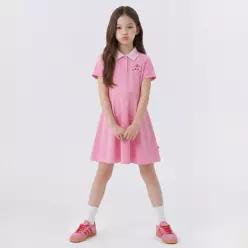 캐치! 티니핑 여아용 하츄핑 러브라인 카라 5부 원피스PK