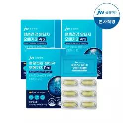 JW중외제약 혈행건강 알티지 오메가3 Pro 30캡슐 3개