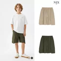 [NIXKIDS]남아) P/SP 오버 포켓 5부 반바지(FKSMCNH111M)