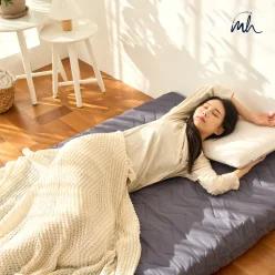 [오리지널픽_몽스홈]7존 토퍼매트리스 8cm 14cm 원룸 침대 3단 접이식 바닥 토퍼 자취 꿀잠 기절 1인용 수면매트