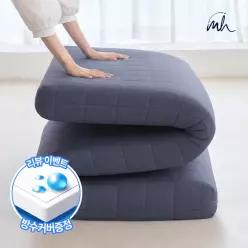 몽스홈 7존 토퍼매트리스 8cm 14cm 원룸 침대 3단 접이식 바닥 토퍼 자취 꿀잠 기절 1인용 수면매트