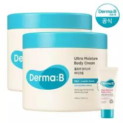 [공식] 더마비 울트라 모이스처 바디크림 430ml x2개+튜브견본(랜덤)