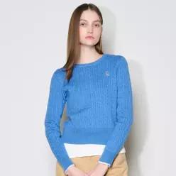 WOMAN GNRL 에센셜 케이블 풀오버 [BLUE] / WBC1L05503