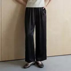 새틴소재 와이드 바지 PY5WP561