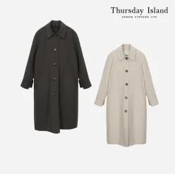 [Thursday Island] 핸드메이드 싱글 코트(T228MCT238W)