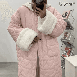 겨울 가을 여성 엔틱 블레이저 오버핏 포켓 빈티지 자켓 점퍼 롱 Qistar