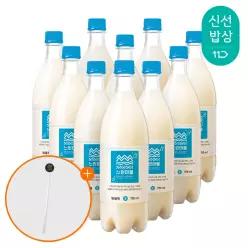 [머들러 증정] 배상면주가 무아스파탐 느린마을막걸리 방울톡 750ml x 10입
