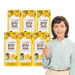 유기농레몬즙 순수100 6박스(90포) NFC착즙 100% 원액주스 정애리레몬즙 [원산지:상세설명에 표시]