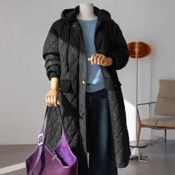 (안나앤플러스) A. 루시아 5온스 롱패딩[패딩D0926I04] 빅사이즈