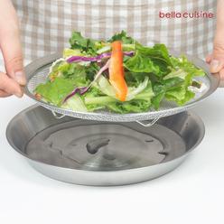벨라쿠진 21cm 스텐 채반 메쉬 트레이 2종 세트