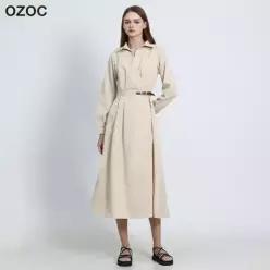 [오조크(OZOC)] 벨트 카라원피스(택가격 171000원)