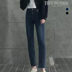 트루릴리전 여성 액티브 니팅 데님 팬츠 2종택1
