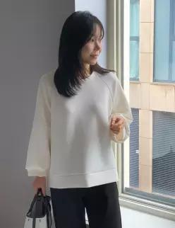 MADE 말랑텐션 9부 블라우스 맨투맨 (3 color)
