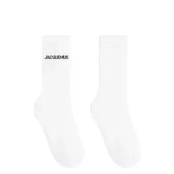 26SS 자크뮈스 로고 코튼 blend 양말 21HACU00003AY00001100 TP567750417