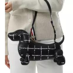 THOM BROWNE 26FW 페블 그레인 앤 윈도우페인 펄 자수 베이비 헥터 백 FAP546A 00198 001 4216436