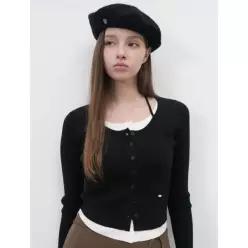제너럴아이디어 GENERALIDEA GNRL 로고 울 베레모 [BLACK] / WBE3L91511 WBE3L91511BK 3371306