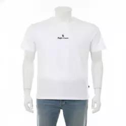 POLO RALPH LAUREN 클래식핏 로고 저지 티셔츠-화이트