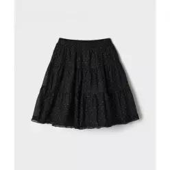 SPAO 도트 티어드 미디 스커트 RE SPWHG37GY3