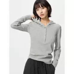 유니클로 UNIQLO 후드립T긴팔 E48829800000 3776016