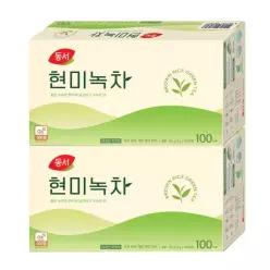 동서식품 현미녹차 인증 상품 동서 100Tx2