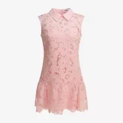 플로럴 레이스 A라인 미니 원피스 SS26 164SA P PINK