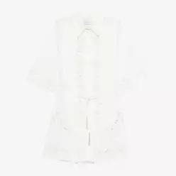 플로럴 자수 셔츠 미니 원피스 14847 MYDRESSCRYSTAL