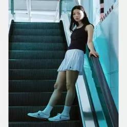 데상트 데상트 SR222PSK41 WHT0 긴치마 데일리치마 우먼스 4인치 이너 레깅스 스커트 화